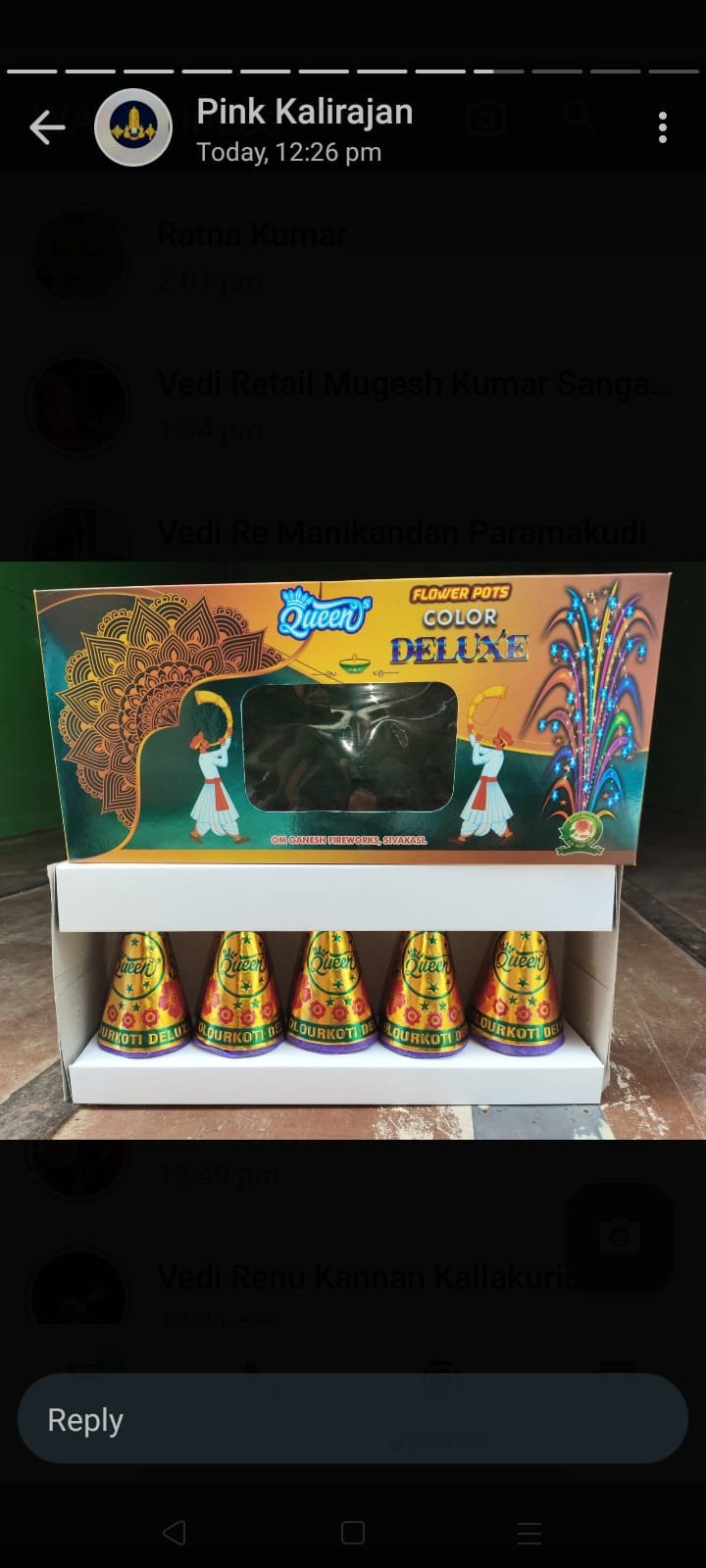 inba Crackers Flower Pot Deluxe - 5 Pcs